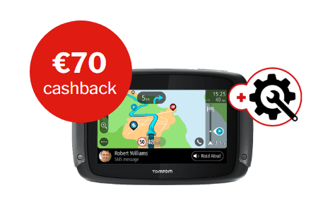 TomTom Cashback Actie | TomTom RIDER 550 SE